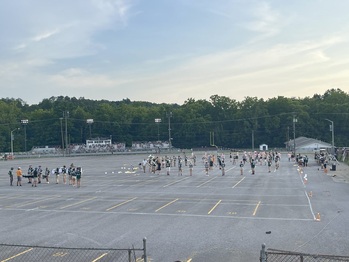 Band camp parent performance about to go down! #marchinghornets #greatestshowman