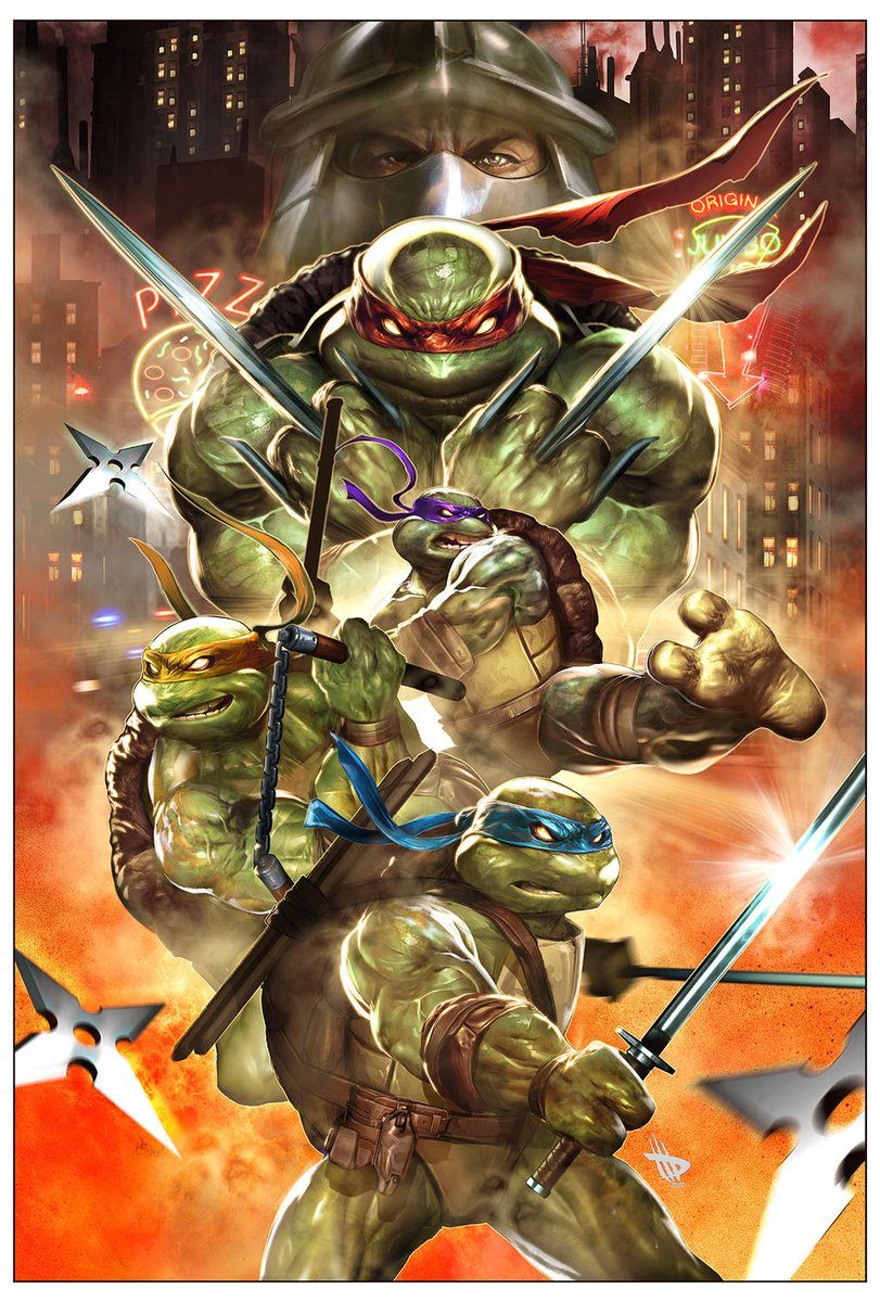 Teenage Mutant Ninja Turtles Powercon 2013 artwork Artist: Dave-Wilkins