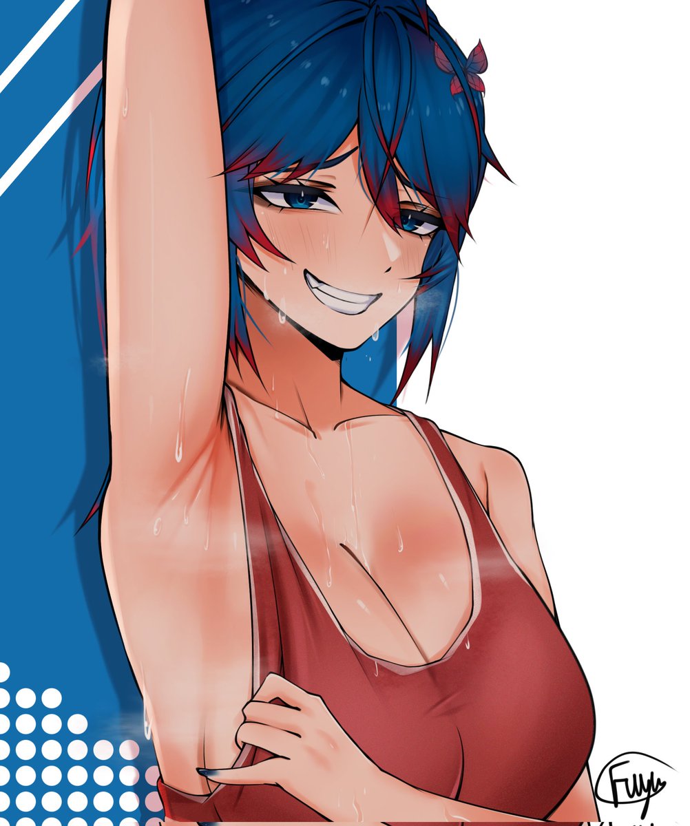 fuyudayoneh's tweet photo. Sweaty Workout 🙏
#fanart #SomethingBetter https://t.co/joHyy1gN9N