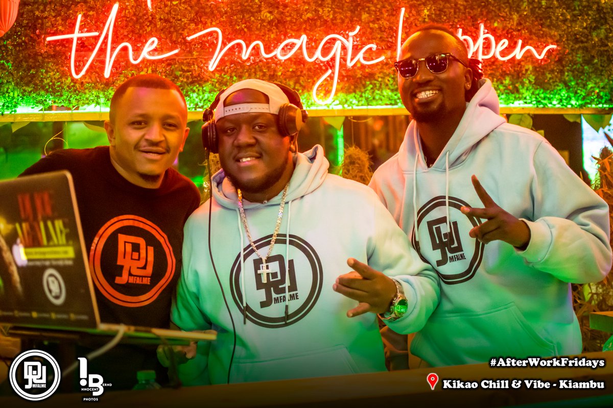 DjJoeMfalme's tweet photo. @Innocent_Bernd Party with Mr. Sherehe
π @kikao_chill_and_vibe
πΊπ½#AfterWorkFriday
A #JoeMfalmeLive Experience
πΈ @Innocent_Bernd https://t.co/E3jJQ1W1PH