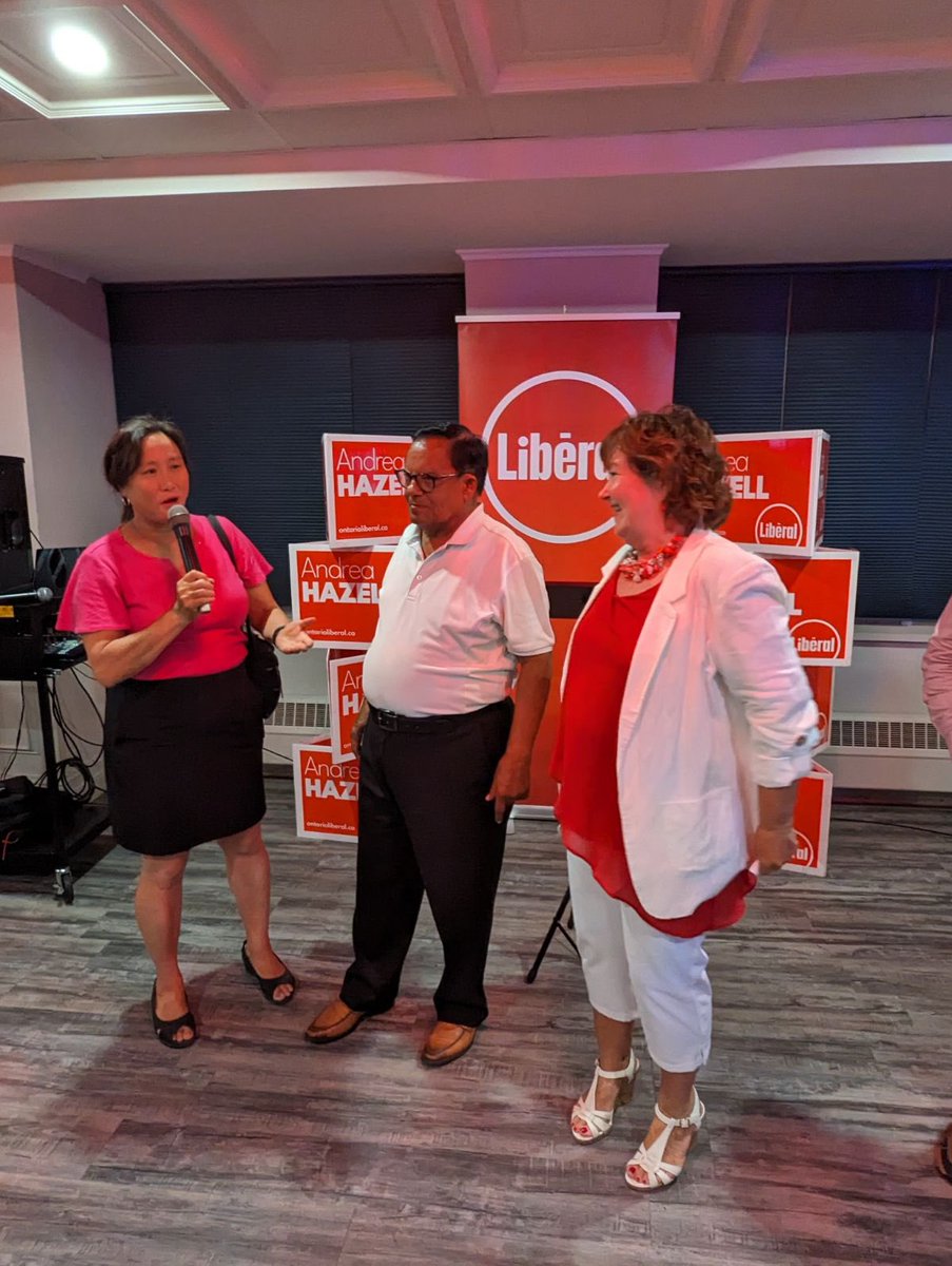 JeanYip3's tweet photo. @AndreaHazelll is the new MPP for Scarborough-Guildwood! Get ready Queens Park for Andrea who will bring her high energy and experience to make a difference. @OntLiberal @MitzieHunter @Kathryn_McGarry @CllrJamaalMyers @Dolf_DeJong @Ashwani_TO #OLPRebuild https://t.co/7jyHRdr09j