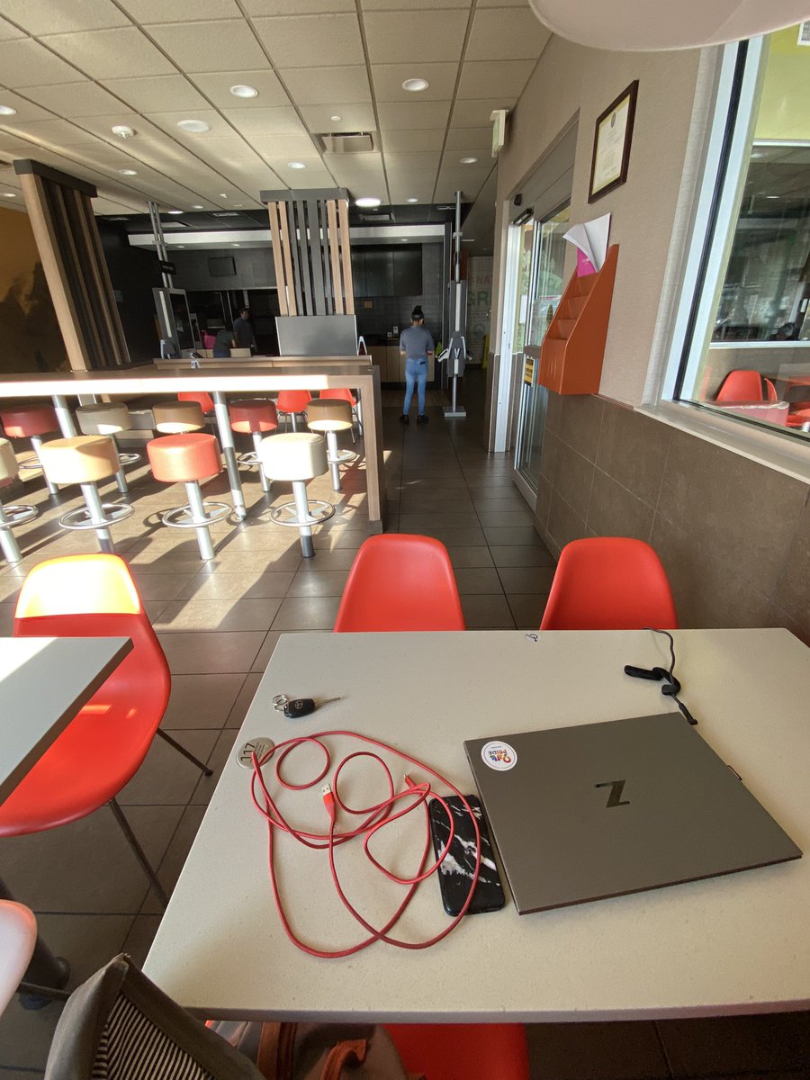 McDonalds have never failed me in my journalism career when I have to make slot from afar. But today the Greeley one lost power….so sad.