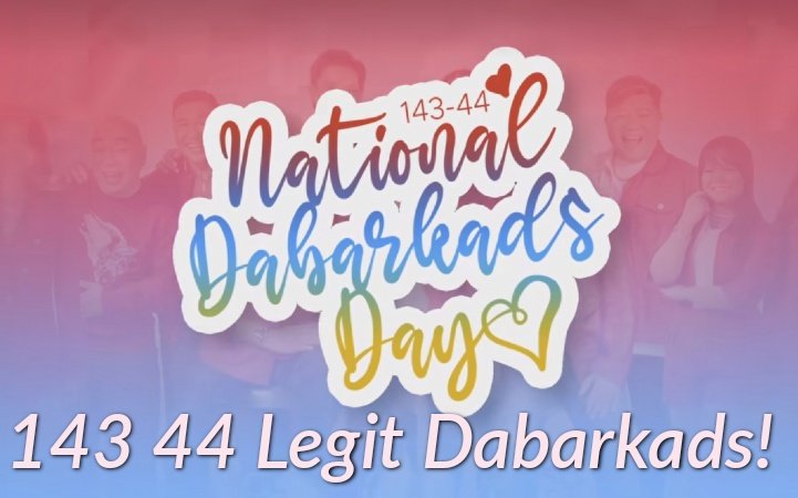 143 44 Legit Dabarkads! Happy National Dabarkads Day! ❤️ #LegitDabarkads #EATTV5  #NationalDabarkadsDay