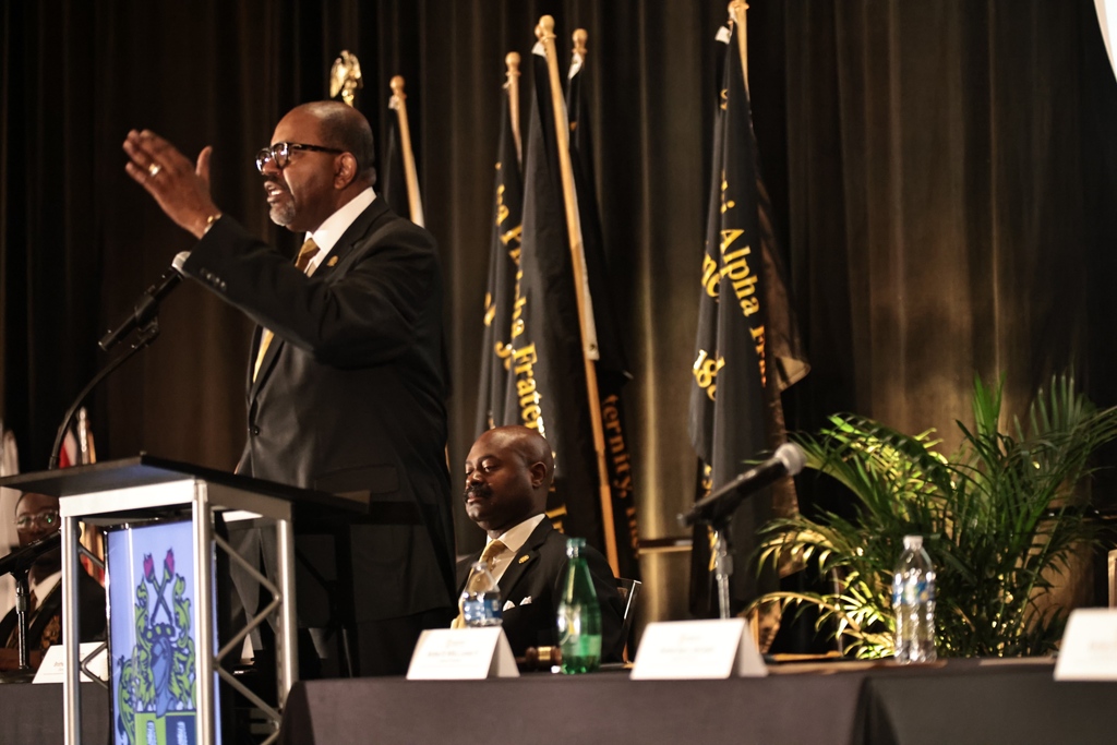 General President Brother Dr. Willis L. Lonzer III, gave a riveting State of the Fraternity address at the 97th General Convention; 117th Anniversary Convention in Dallas. July 28, 2023.

Please share.

#APA1906Network #GeneralConvention #Fraternityaddress #GPDrWillisLLonzer