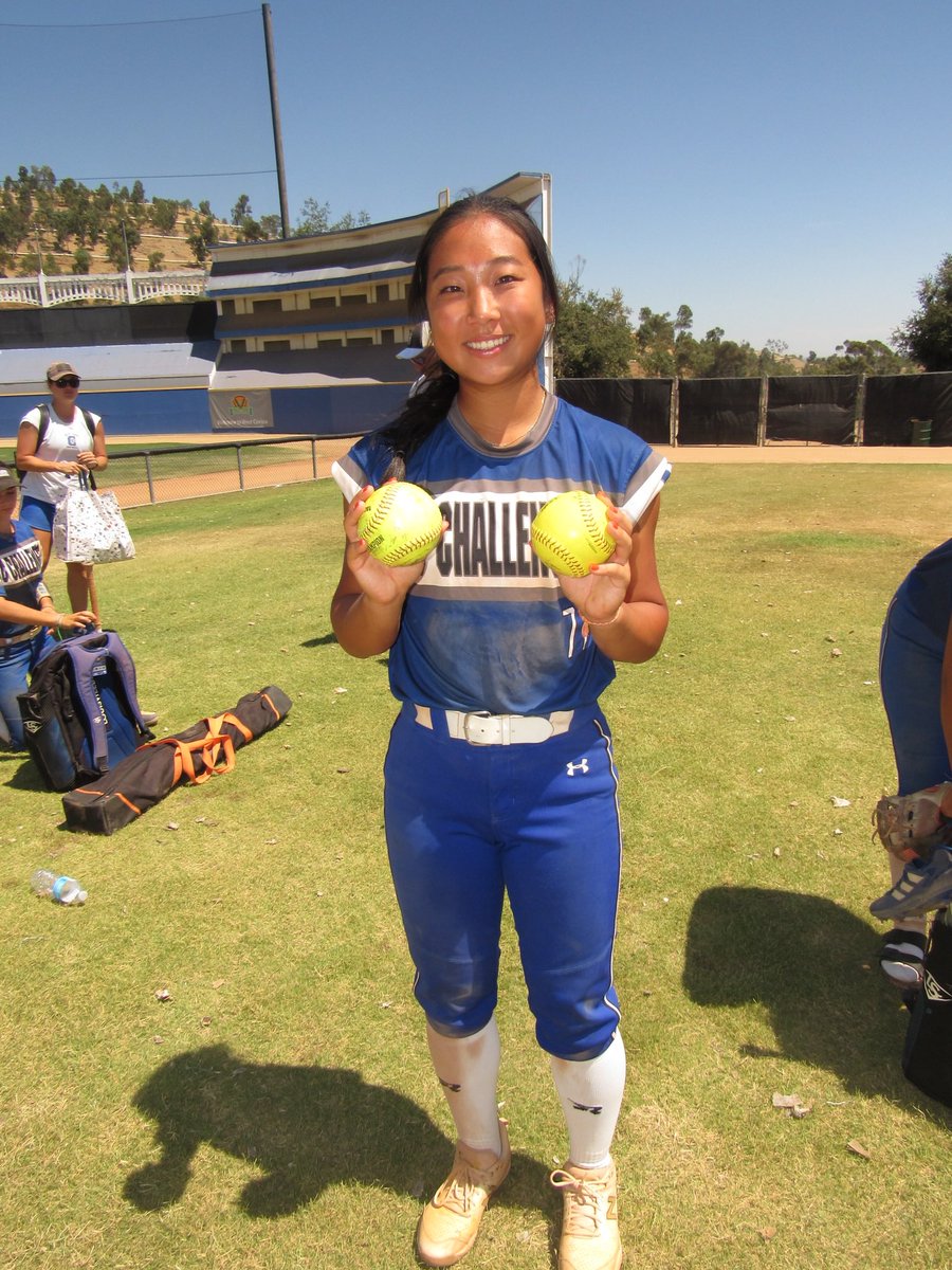 JennaSoe's tweet photo. Last game of my travel ball career: bottom 9, 2 outs, 1-2 count. I couldn’t imagine anything more special than to be surrounded by my family at home plate. Thank you @THEAdamRenzi @NCChallengers @ColgateSoftball @MarissaLamMyers @MattNandin https://t.co/U2GjXhYE7f