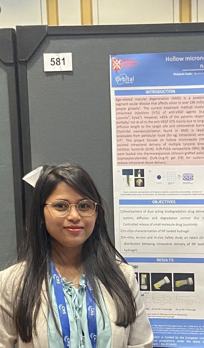 Shilpkala gade (@shilpkalagade) on Twitter photo It was wonderful experience to attend CRS 2023 in person. <a href="/ORBITAL_ITN/">orbital</a> <a href="/ThakurLab_QUB/">Great Ocular Drug Delivery Systems Lab, QUB</a> <a href="/rthakur01/">Raj Thakur</a>
<a href="/CRSScience/">Controlled Release Society</a> <a href="/CRS_FG_Ocular/">CRS Focus Group - Ocular Delivery</a> It was wonderful experience to attend CRS 2023 in person. <a href="/ORBITAL_ITN/">orbital</a> <a href="/ThakurLab_QUB/">Great Ocular Drug Delivery Systems Lab, QUB</a> <a href="/rthakur01/">Raj Thakur</a>
<a href="/CRSScience/">Controlled Release Society</a> <a href="/CRS_FG_Ocular/">CRS Focus Group - Ocular Delivery</a>