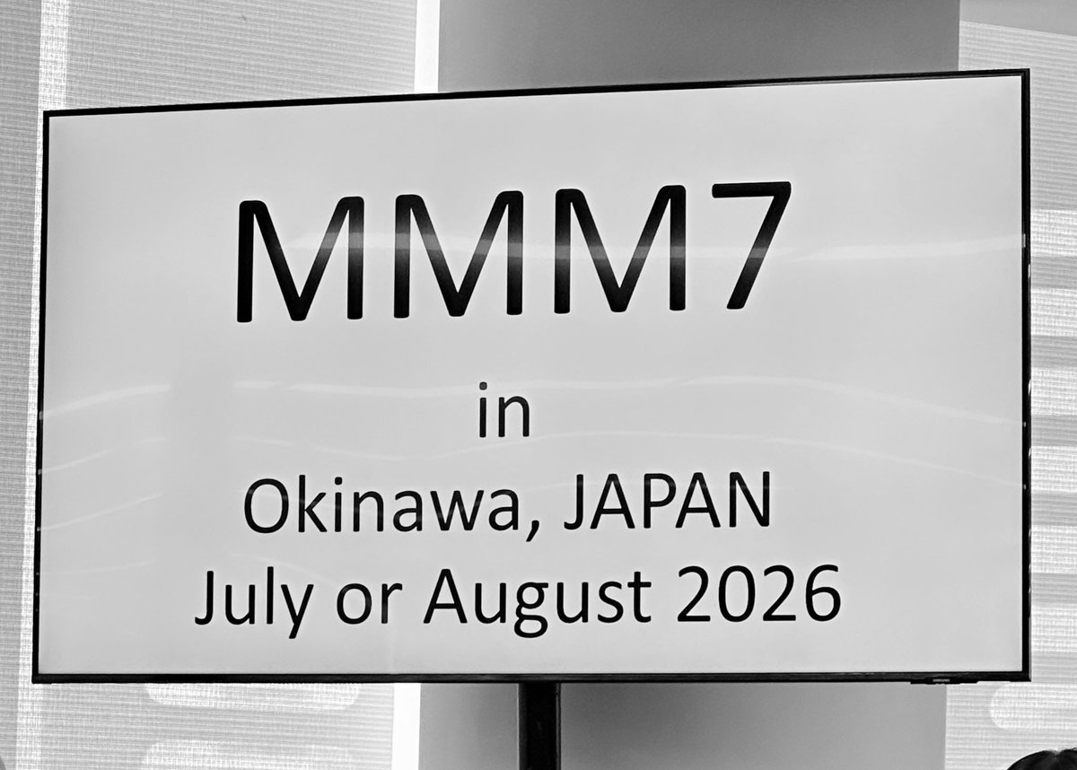amnakalmansoori's tweet photo. What a conference! @MeetingMmm6 Full of legends in the world on #mangrove science - cited all their work & now got to meet them in person. Loved being part of a community that thrives to understand & protect these vital complex systems.
See you all in #MMM7 in Japan! https://t.co/6i50GmwSkt