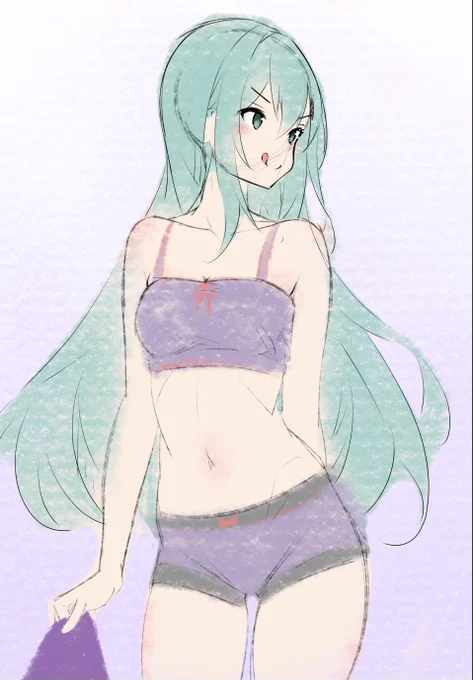 朝から元気に鈴谷(ラクガキ) 