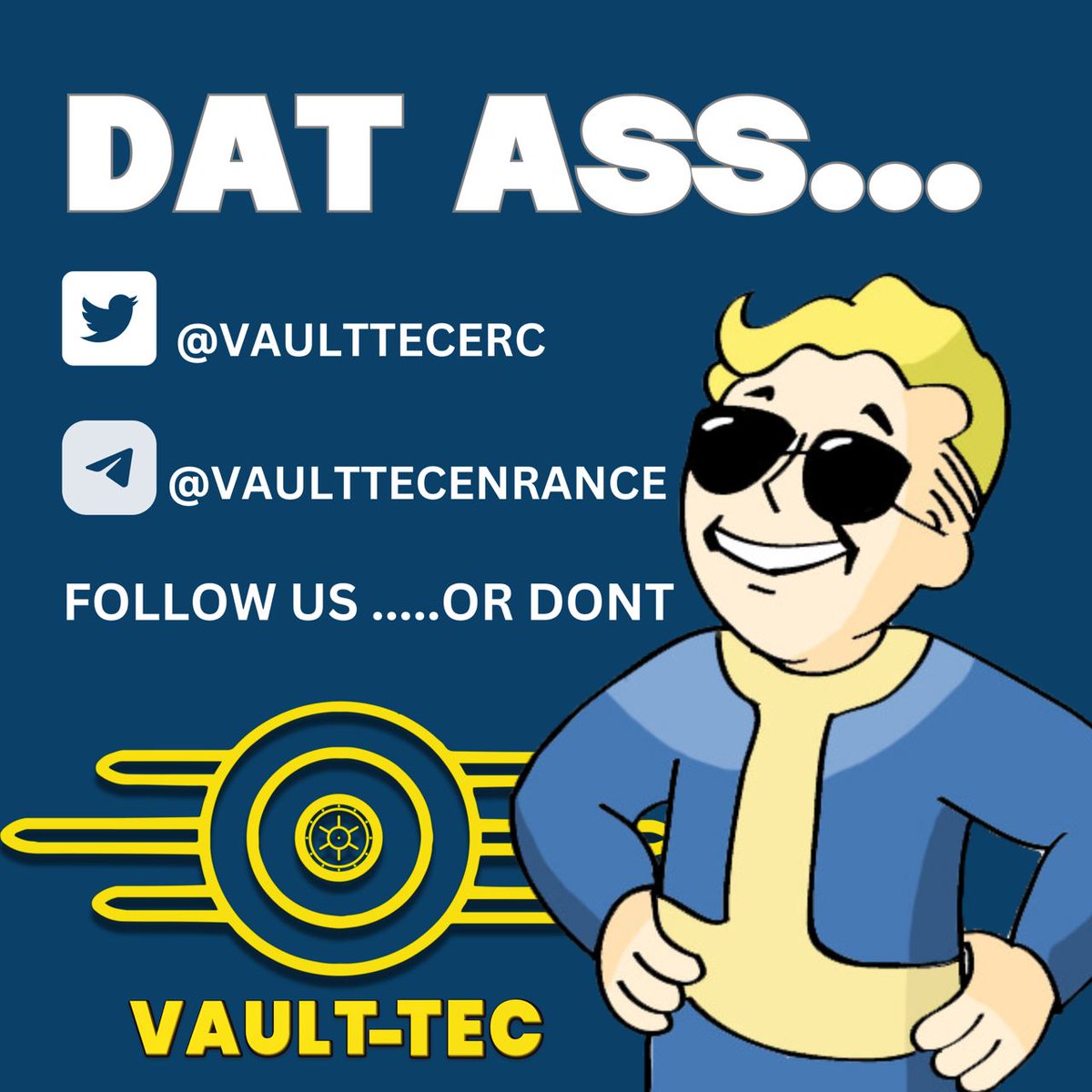 VaultTecErc's tweet photo. @realdogen The $VAULT will brings you a sanctuary in this wasteland 

Join the Community in building a better tomorrow 

https://t.co/Rs254mOC3f https://t.co/MDr2wOB3Pu
