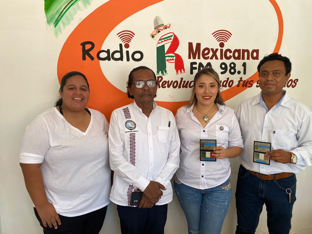 PeriodismoExpre's tweet photo. ¡KO!: Crece y se consolida la @locutoresmexico con el ingreso de nuevos socios de radios comunitarias en Revolución Mexicana, Villacorzo; La Super Picosa 93.5 FM "La Consentida de la Fraylesca" y Radio Mexicana 98.1 "Revolucionando tus sentidos". 
¡Bienvenidos!. https://t.co/wu50ToJLcC