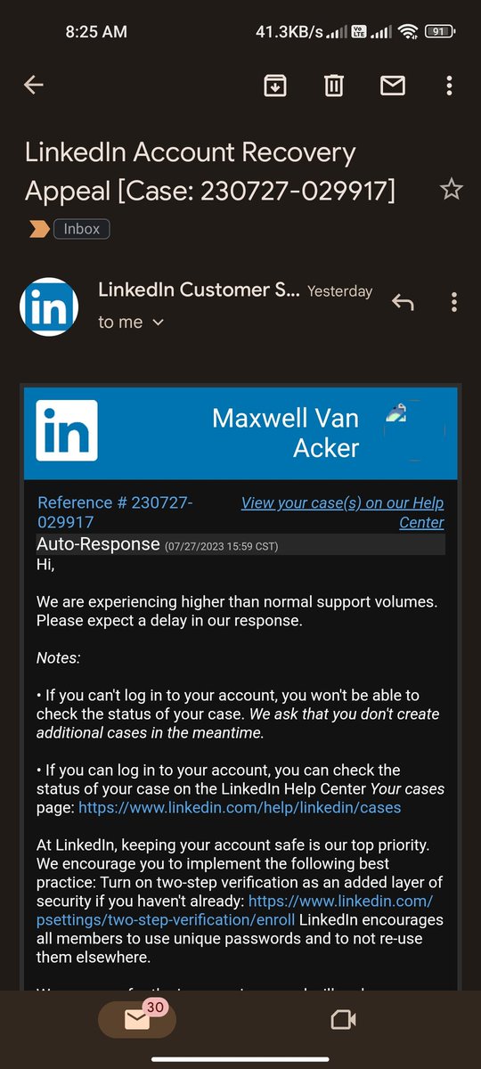 gotabowl's tweet photo. @LinkedInMktg @LinkedInHelp @LinkedInNews @LinkedIn you banned me for no reason. None valid in my opinion. You showed me 0 reason why I was banned. None. Then it's on your time when you want to address the fucking issue. Of course. LinkedIn is a huge fucking failure. https://t.co/ck9SFPViIN