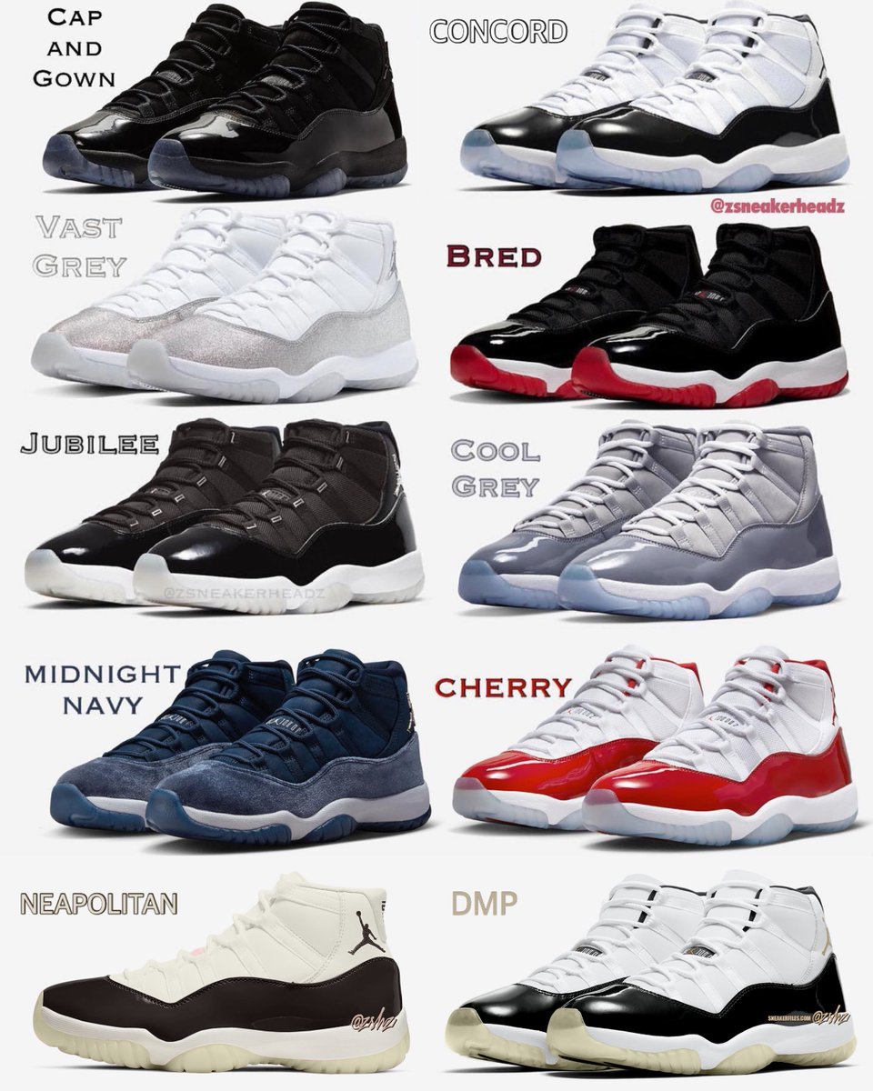 every air jordan 11 colorway