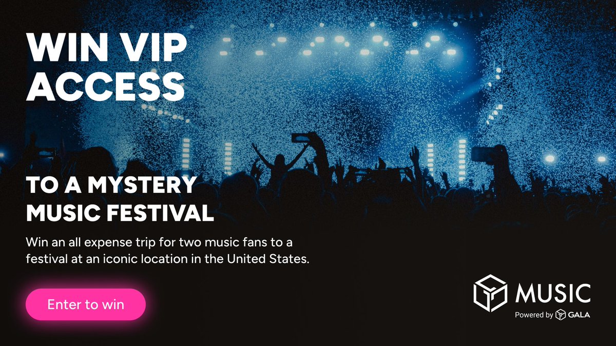 Your chance to WIN VIP Access to a Mystery Music Festival!🎶

Enter our #Giveaway for a chance at winning an all expense paid trip for you and a friend. Get to meet some of the performing artists in addition to VIP treatment. This will be an experience to remember! 

Enter to