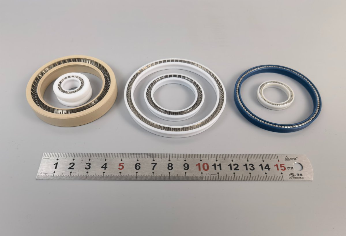 hongyuoilseal's tweet image. Rotating shaft seals with material #PTFE and #POB, #Vsprings material SS301 or Hastelloy, widely used for high temperature, high pressure working conditions
Contact our specialists for you sealing need: sales@hongyu-oilseal.com or WhatsApp +86 193 3192 0067 for more information