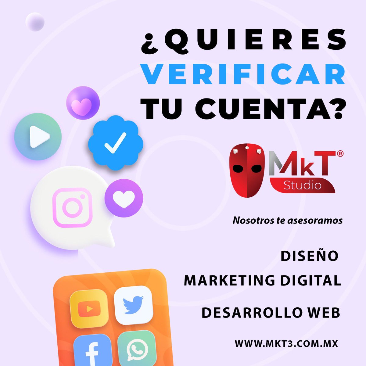 MkT_Studi0's tweet photo. Pregúntanos cómo, te asesoramos y guiamos para qué controles la verificación de tu cuenta. https://t.co/JAPsZUaG8H