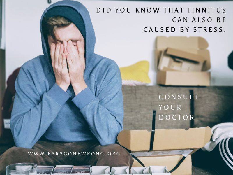 Did you know that tinnitus can also be caused by stress? #audiologist #audiology #tinnitus #tinnitusawareness #hearing #hearinghealth #drjameshenry