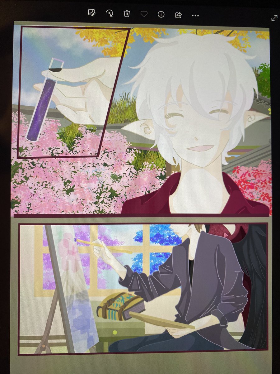 iyeon_u87755's tweet photo. Sneak peek at one of the pages to the final chapter of sorry for loving you…. Guess whose back…. #WebtoonCanvas #finalPages #sneekPeek #nemution #nemutionsHeart #manga #manhwa #sorryForLovingYou #hanwool #myeong https://t.co/bKfm7Am5nJ