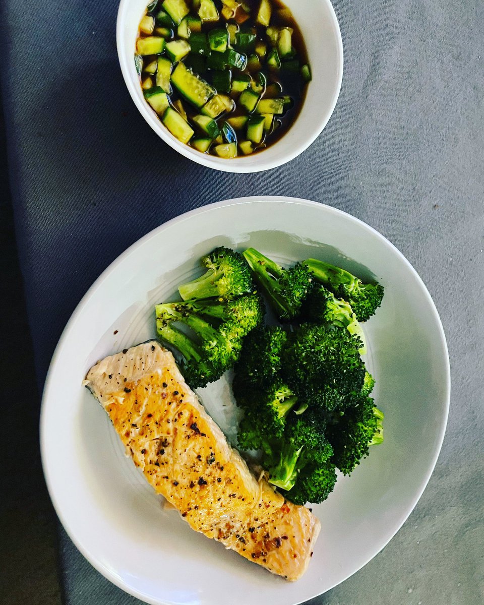 #salmon #broccoli #foodofinstagram