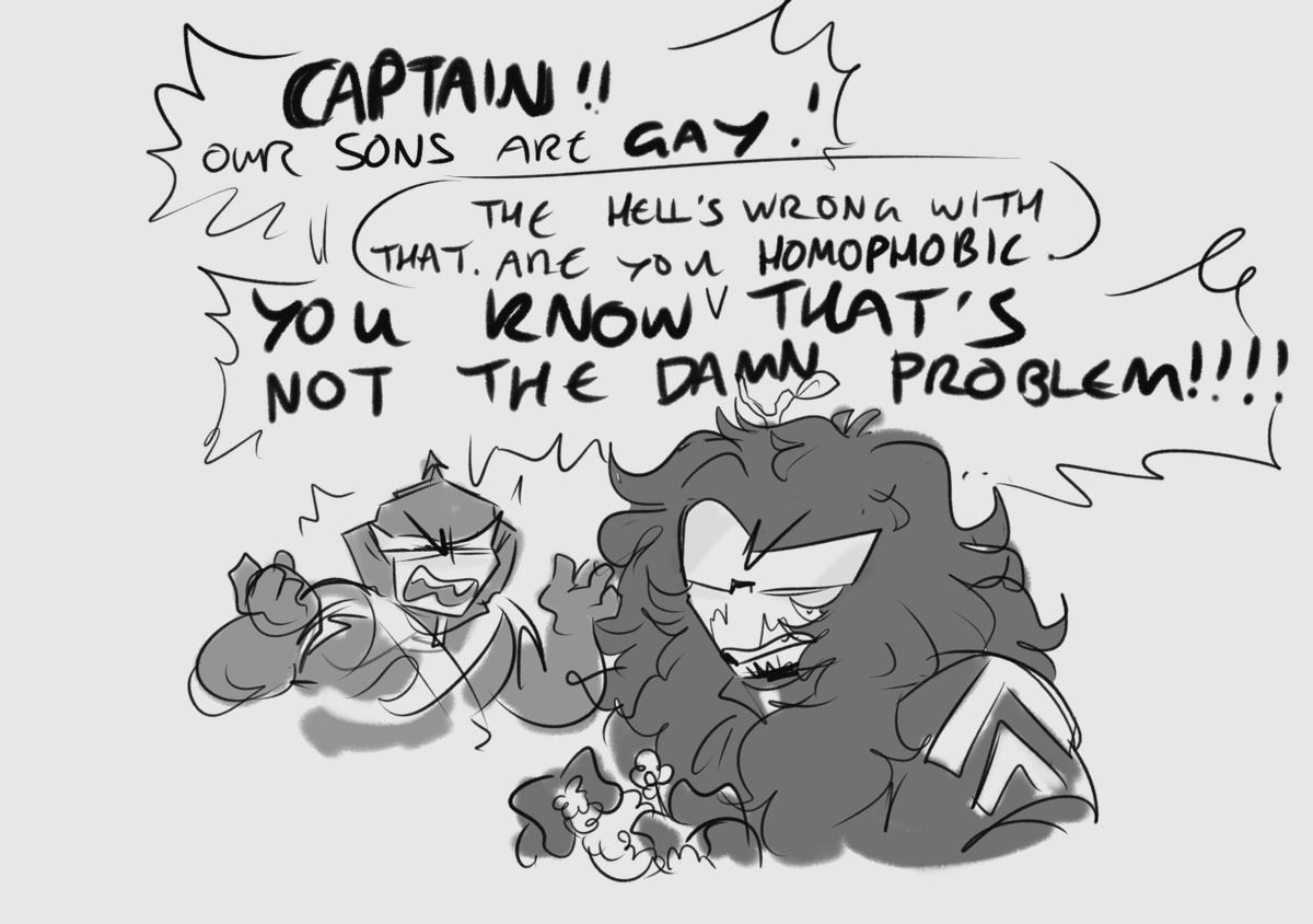 yeah ok. first is d-side captain and theoretical d-side ted and second is presented without context #tankmen #FNFDsides