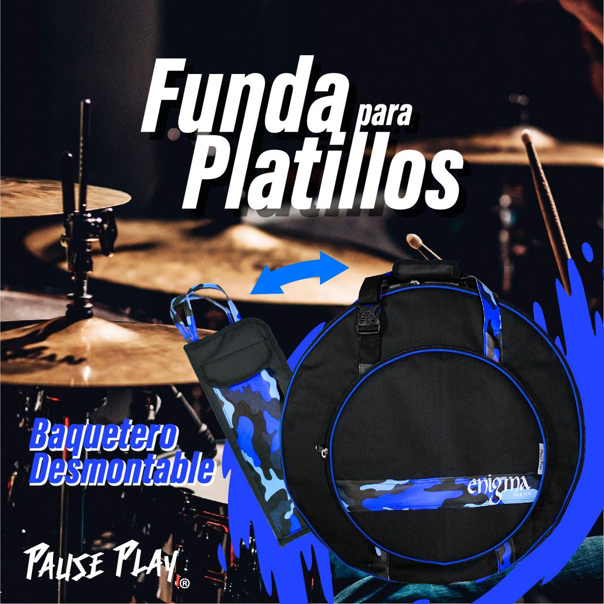 guitarrasvaldez's tweet image. Que tus platillos luzcan al transportarlos ! Solo para #Bateristas 🥁. Luce, transporta y protege tu equipo con #PausePlay &amp;amp; #WIB