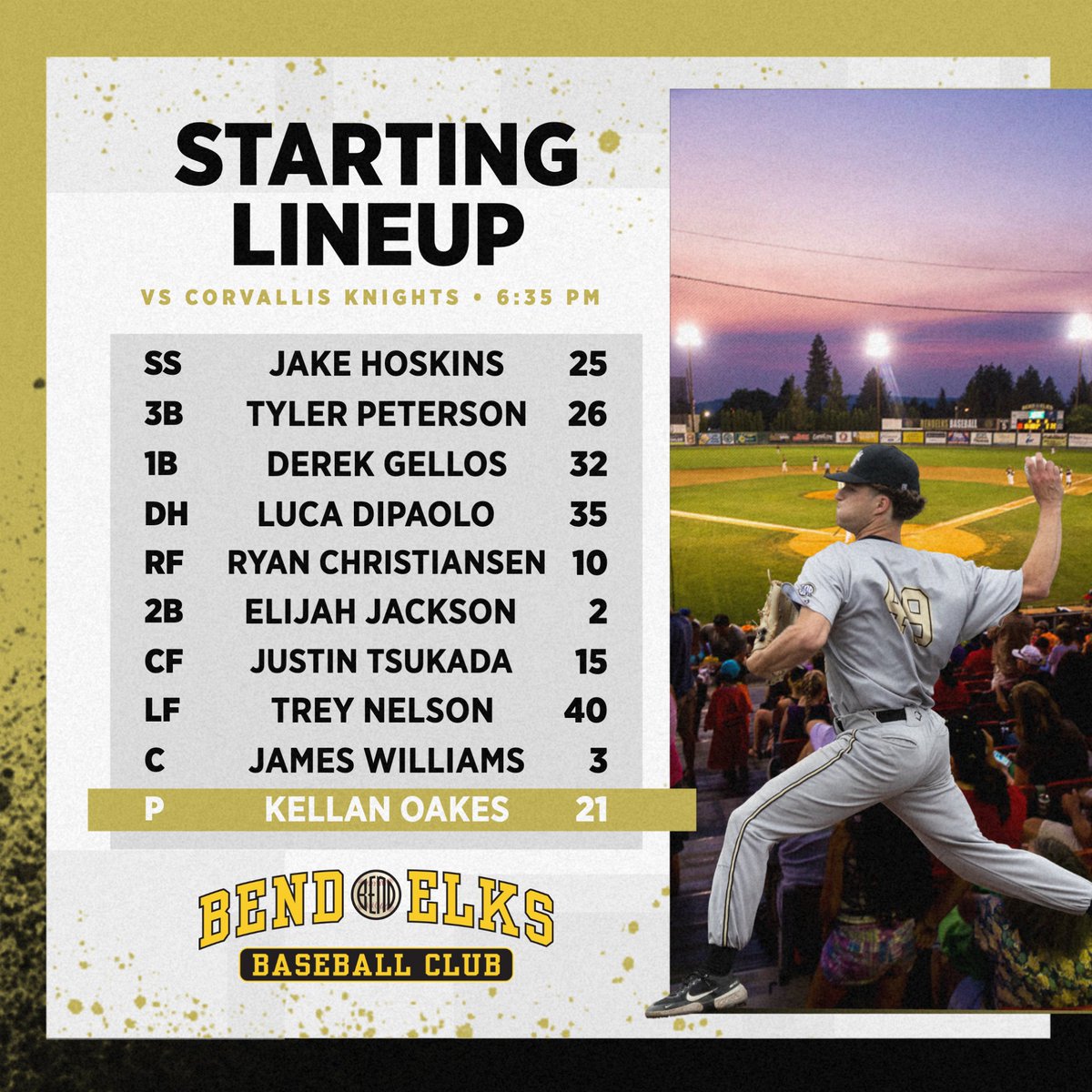 BendBaseball's tweet image. Ready for a sword fight 🦌⚔️

#BendElks/ #inBend