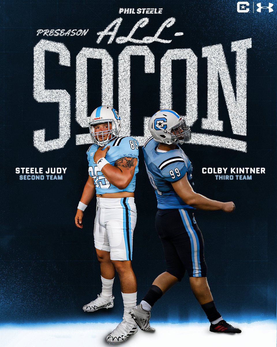 Phil Steele Preseason Honors!

𝐃𝐞𝐟𝐞𝐧𝐬𝐞
Hasan Black - First Team
Dominick Poole - Second Team
Carson Hatchett - Fourth Team
𝐒𝐩𝐞𝐜𝐢𝐚𝐥 𝐓𝐞𝐚𝐦𝐬
Steele Judy - Second Team
Colby Kintner- Third Team

#FireThoseCannons