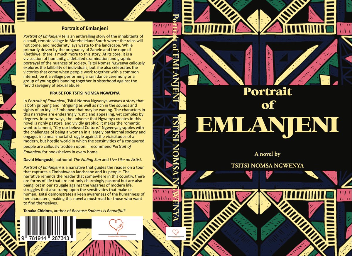 anchirenjethe's tweet photo. ZTN Prime Book Reviews
25 July 2023
'A Potrait of Emlanjeni' by Tsitsi Nomsa Ngwenya

A @HeartCarnelian Publication 2023

#DstvChannel294 #GetThePicture #ZimFictionAuthors 
#ResidentBookworm #Marisa #NdiCandice #Andy https://t.co/v2VjRdaszh