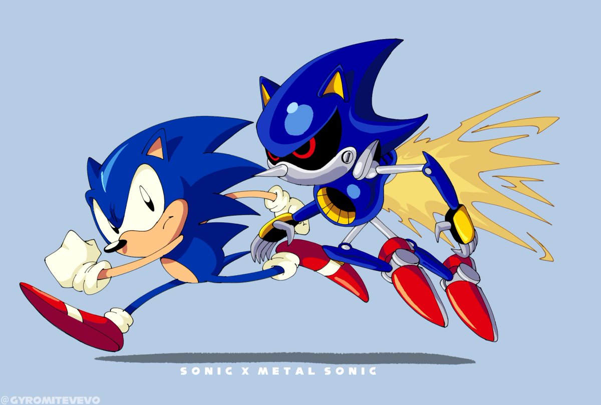 metal sonic (sonic) drawn by usa37107692