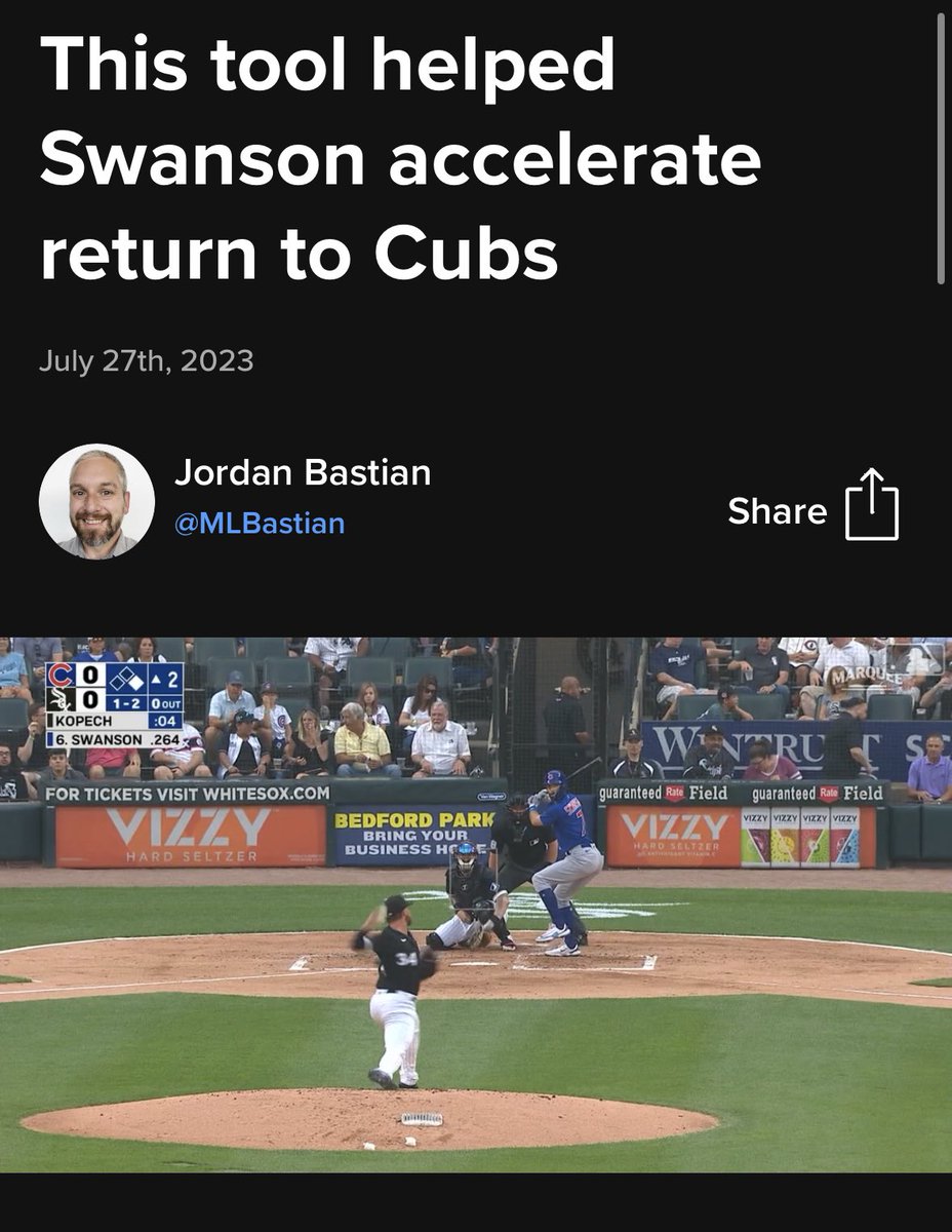 DrivelineBB's tweet image. Great case study of @LieutenantDans7 using smash factor balls to help accelerate his return to the @Cubs 🙏
