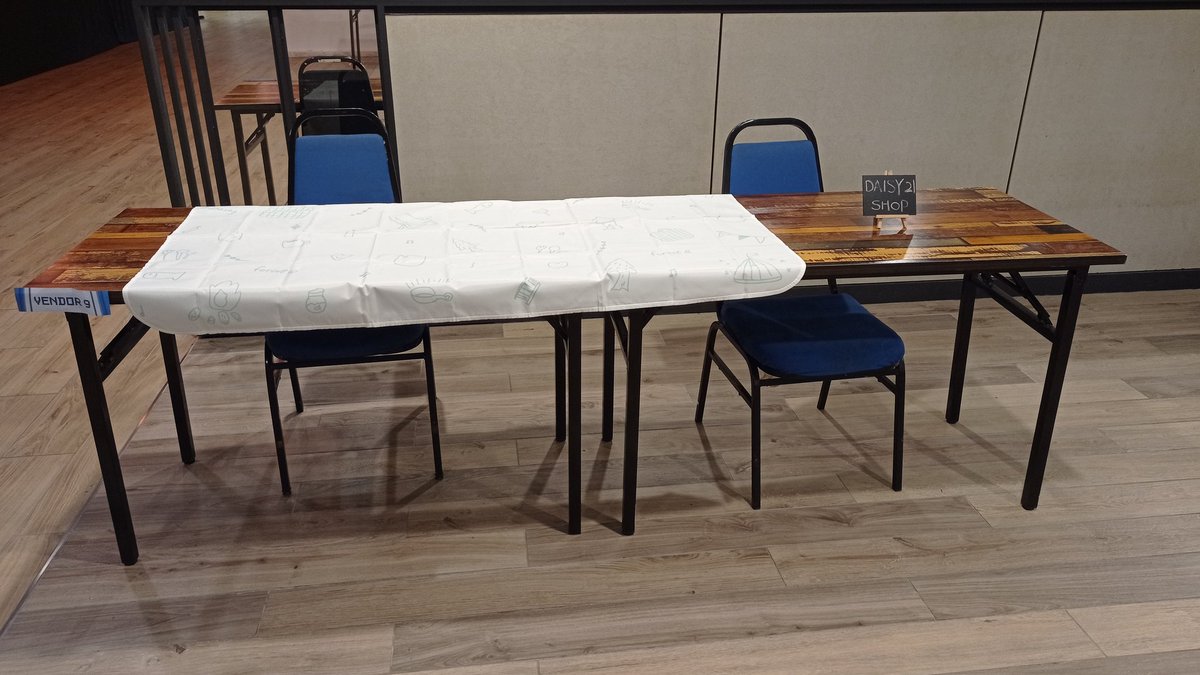 Daisy21Shop's tweet photo. Morning everyone, today is the day! ☀️🌼 This is what our booth will be look like 😊 
PS: There will be many FREE claim and freebies 😮😮😮 https://t.co/TCTZvgWtss