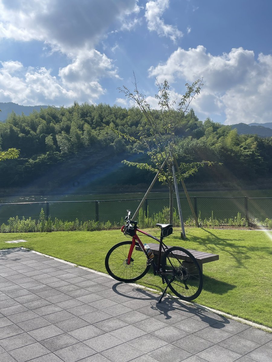 kkytponta's tweet photo. 朝活🚲💨
今日は海でなく山〜
自然は良いな😁
心地良い滝汗でた〜
#朝活
#トレックfx
#fx3disk
#trek
#石上神宮 https://t.co/93O7IusM1W