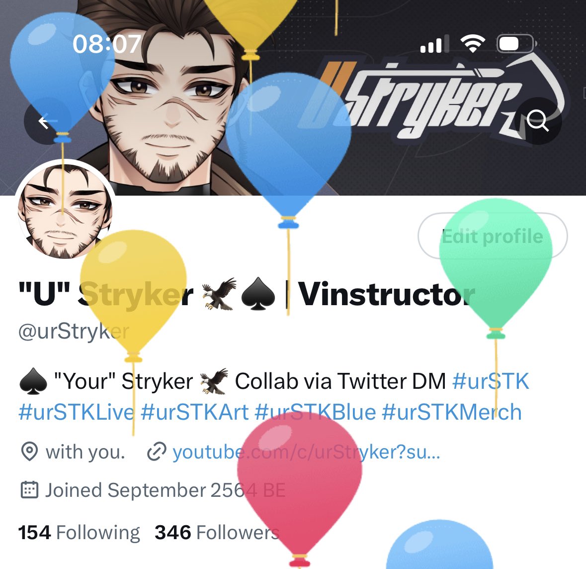 urStrykerVtuber's tweet photo. ขอให้ทุกๆคนที่ผ่านมาเห็นมีความสุขและสุขภาพแข็งแรงตลอดปี~ ดีใจที่ได้เจอนะคุณ อยู่ด้วยกันต่อนะครับ ❤️ #urSTK https://t.co/LRe8z49I1F