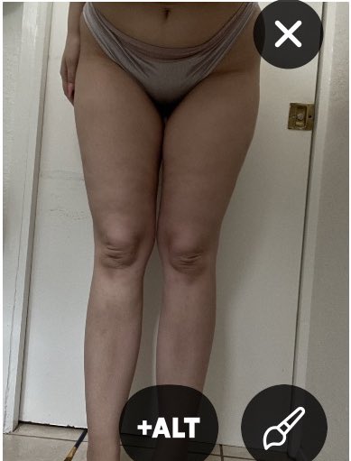 mirubunnie's tweet photo. my first leg check vs. my last https://t.co/3rPozsUITc