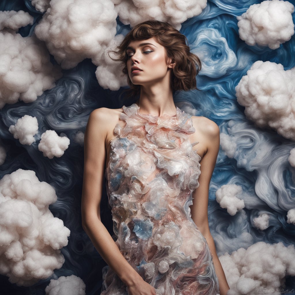 jimmygunawanapp's tweet image. #SDXL #DrawThingsAI Cloud Fashion (2023)