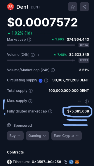 lurk_lurker1's tweet photo. $dent (@dentcoin #dentwireless) one word: dyor!
$btc $eth $ltc $doge $trias $tao $kas $xmr $pepe https://t.co/m8SD10dV3h