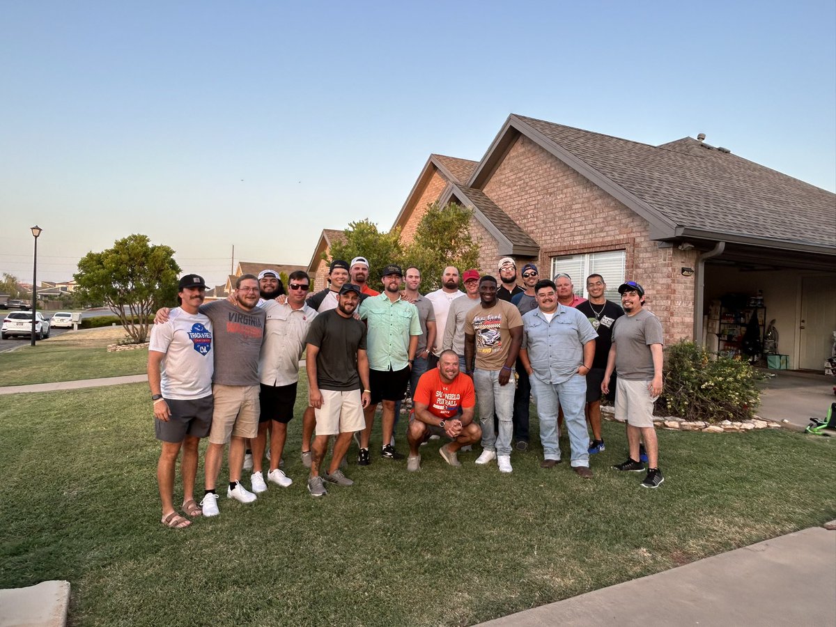 Great group of coaches and coaches wives. Appreciate all they do!  <a href="/AngryOrangeFB/">San Angelo Central Bobcat Football</a>