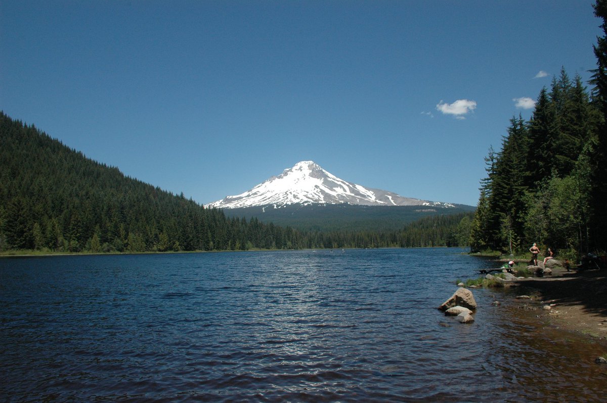 Hall17JL's tweet image. Mt Hood from Trillium Lake. #mthood #oregon #jonlh #jonathanlhall