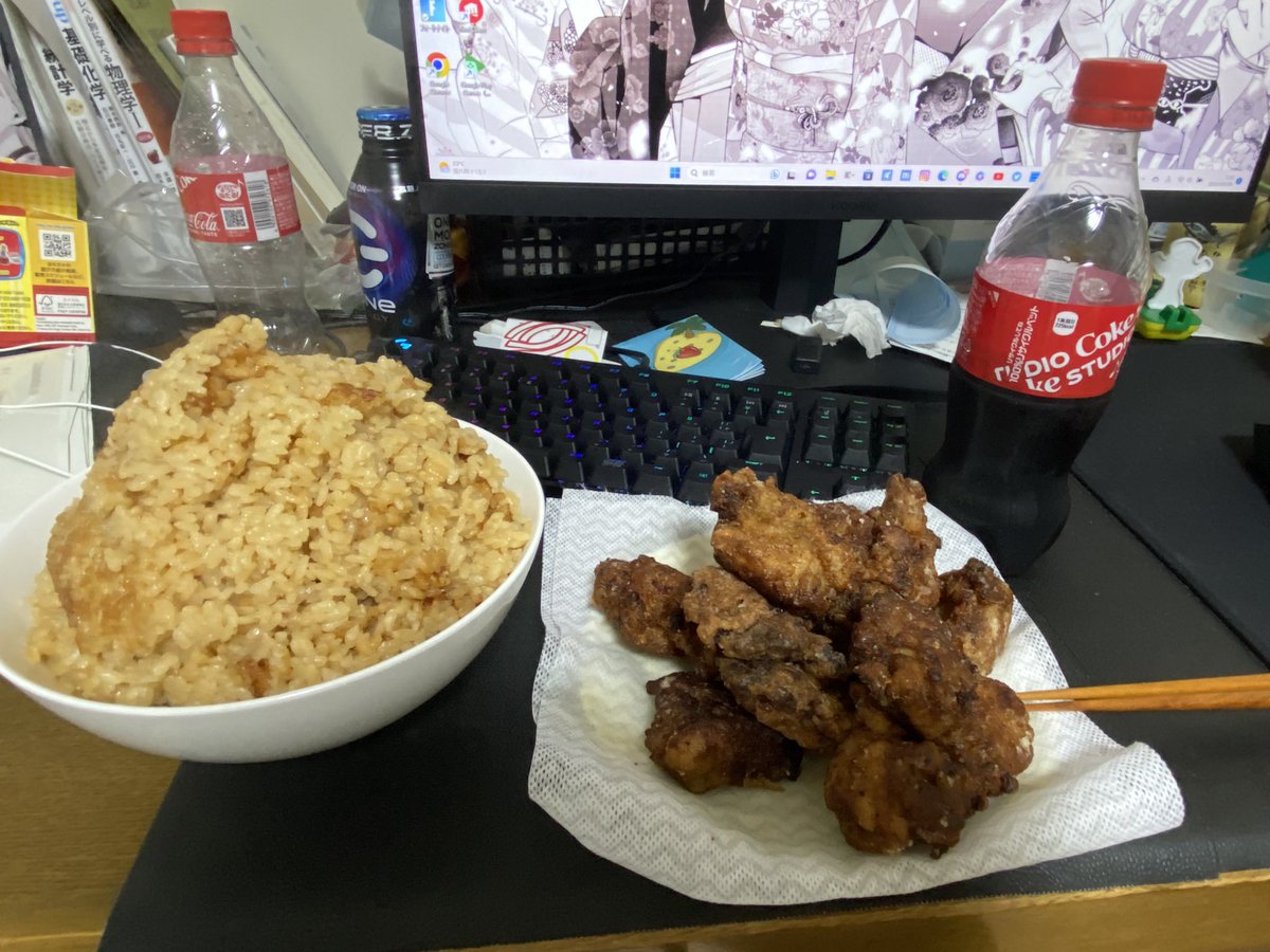 自作唐揚げ美味すぎワロタ