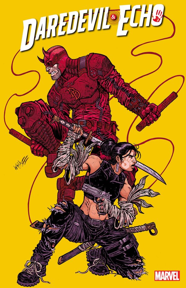 CynLegacy's tweet photo. Daredevil &amp; Echo #3 @thewolfmaria cover...Incredible! Now @Marvel give @thewolfmaria Kushala! #NCBD https://t.co/mmXqfZgymJ