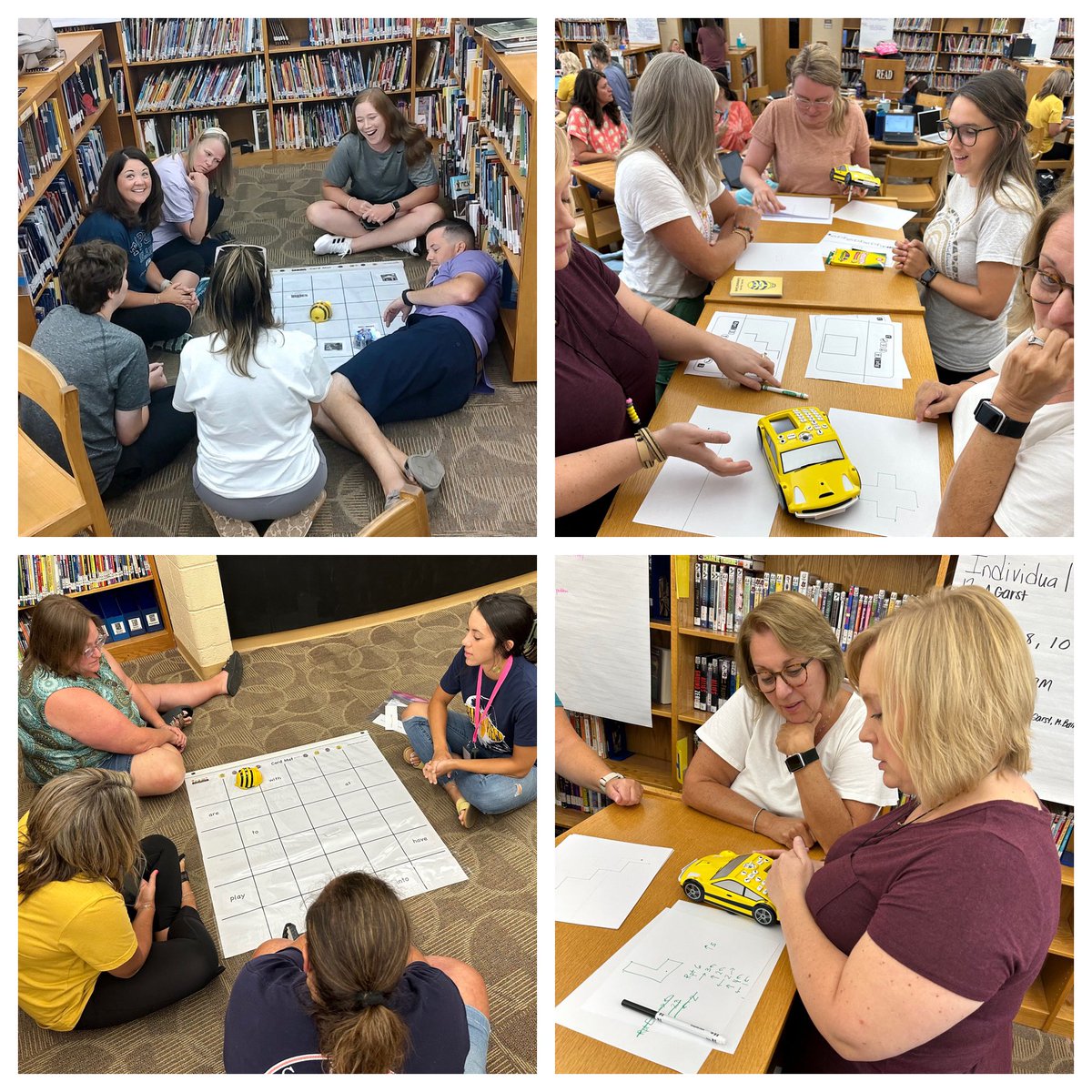 Computer Science training at GV!! Collaboration in understanding computational thinking, looking at model lessons, and playing with robots. “We already do this, we just don’t call it that.” Yes, we do! Engage student and create critical thinkers. #empowerstudents