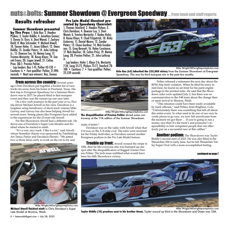 JimCarsonLMD's tweet image. Friday Features for #LateModelDigest part 2 - @TheLevelPebble @OnawaySpeedway @LangleySpeedway @bpierce354 @LeePulliam11 @DominionRaceway @evergreenspdwy @michaelatwell1