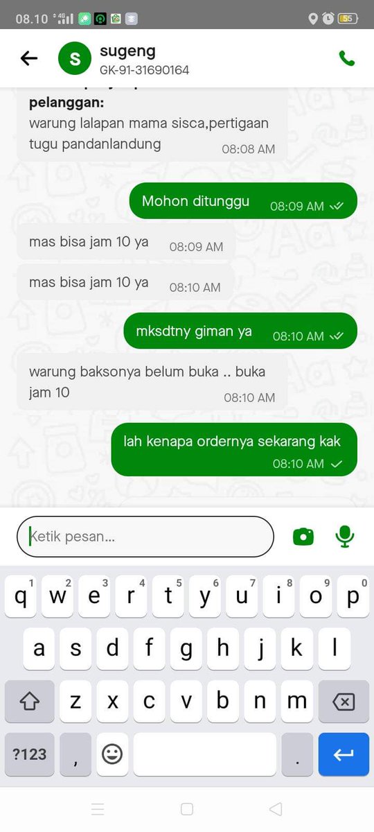 Costumer anjay.....😂😂😂