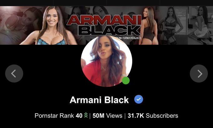 #ArmaniArmy Thank you for all you do! #40 on Pornhub is just WOW!! @Pornhub   I will continue pushing<a href="/tag/armaniarmy"class="tags">#ArmaniArmy</a>