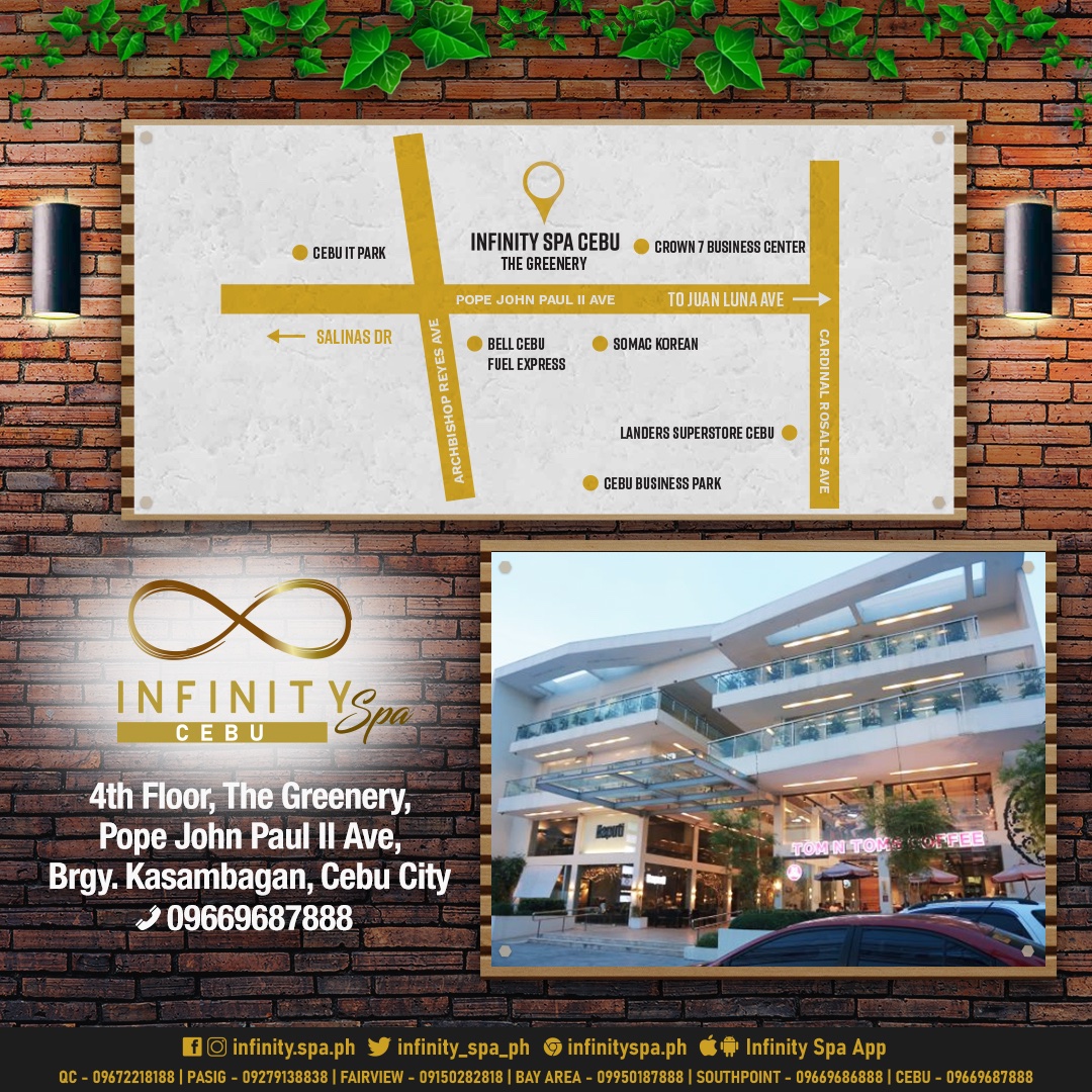 Our first branch outside NCR is located between the two business central districts of Cebu City: Cebu Business Park and IT Park! ♾ Infinity Spa Cebu welcomes you on August 1, 2023! #InfinitySpa continues to be the largest chain of ManCave Spa in the Philippines. 💯…