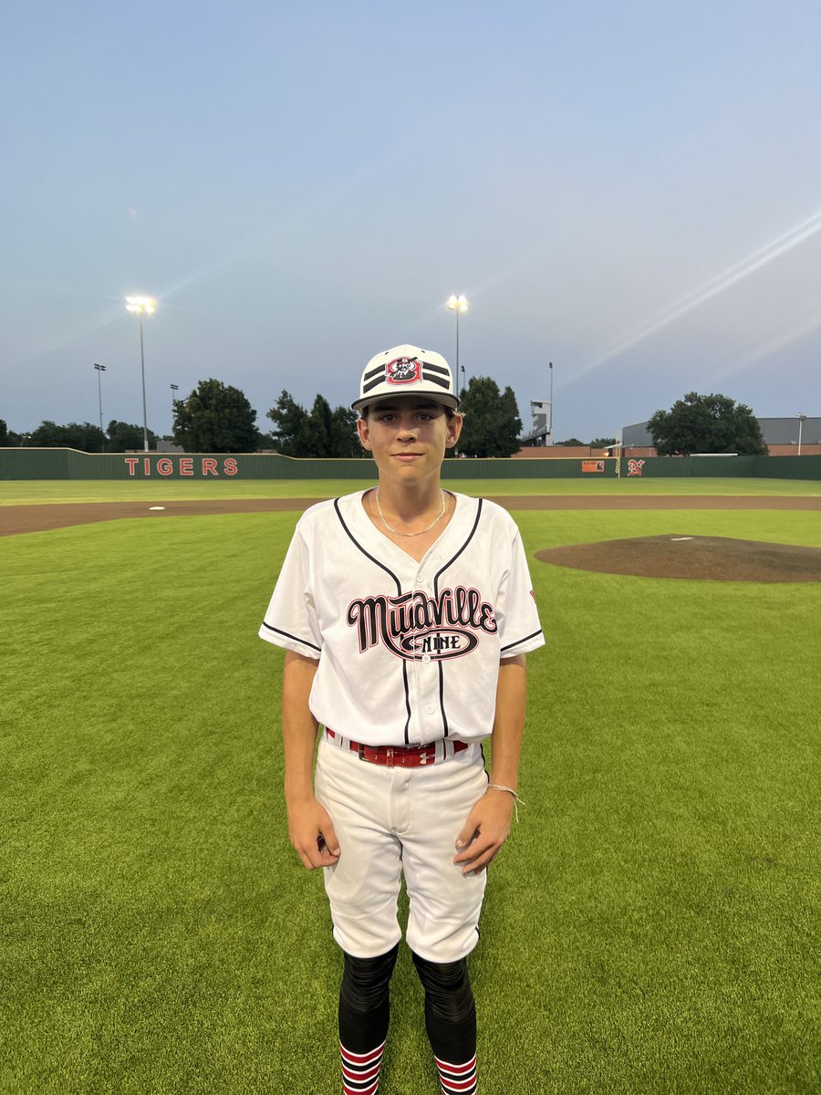 FiveToolOK's tweet photo. F: @MudvilleNine 12, TBA 2026 7
PoG: @tuckercrossno 1-2, 2 RBI, R, 2 BB | 3 IP, 6K, 2H https://t.co/YvVmwk5soF