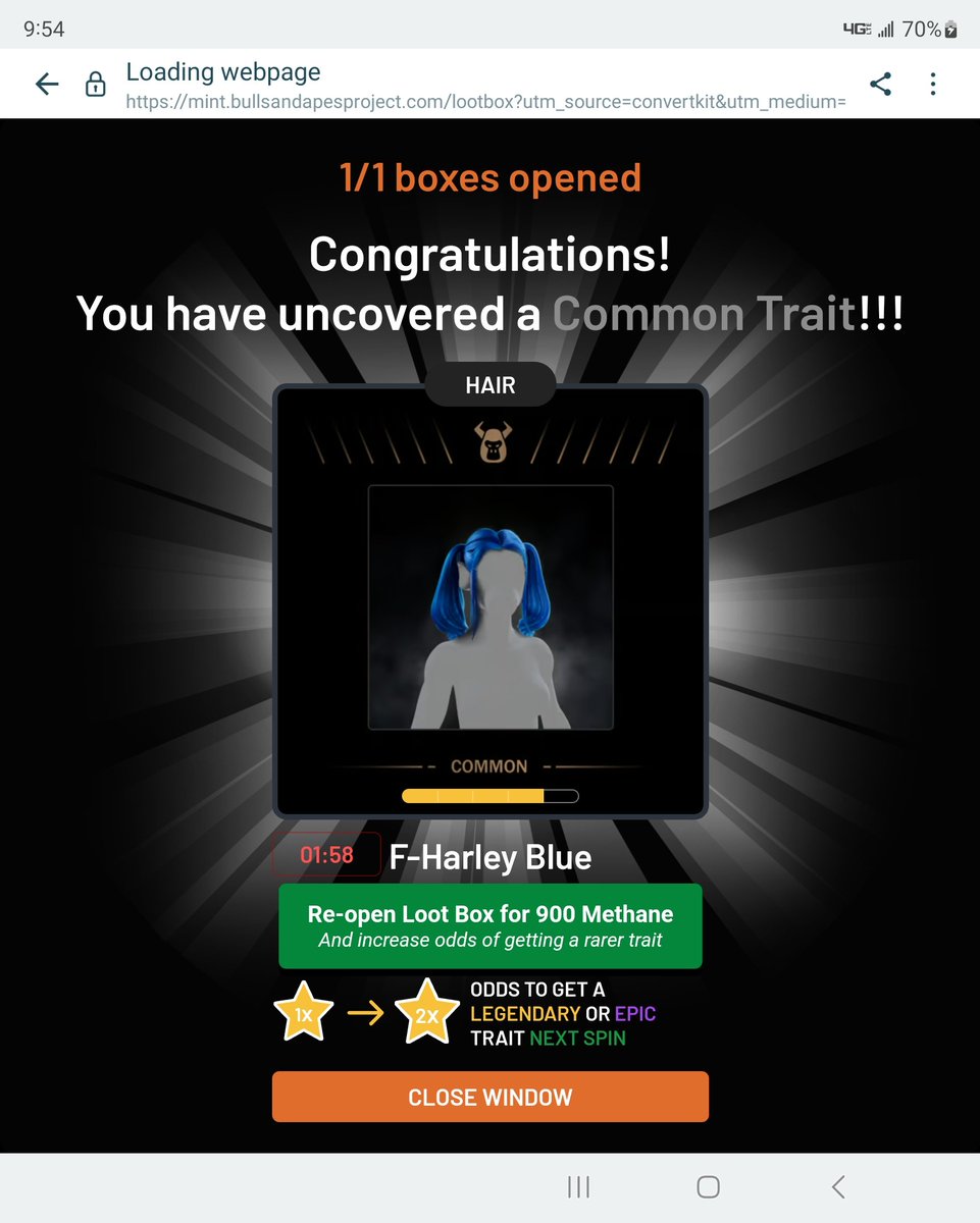 nascot50's tweet photo. Nice blue hair from loot box
#SacrificersSecretTrials https://t.co/HemEUwNHoe