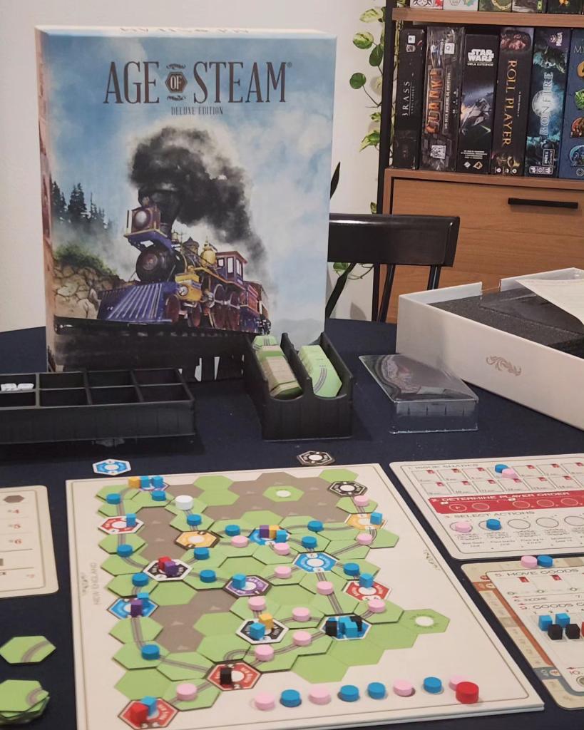 AGE OF STEAM DELUXE ED. – JOGO DE TABULEIRO