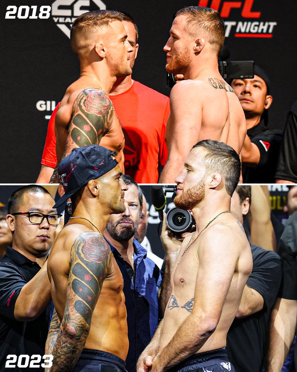 gastonreyno's tweet photo. 5 años atrás ganó Dustin Poirier por KO en el cuarto round. Quien ganará la revancha? QUE SEA MAÑANA YA!!! 🔥👊🏻#UFC291 https://t.co/enbSCeTWmb