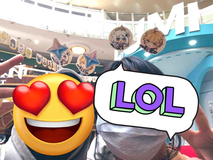 So im going to hoyofest last day and accompany my friend to get her aescara standee  really really really rough day but otsu!
