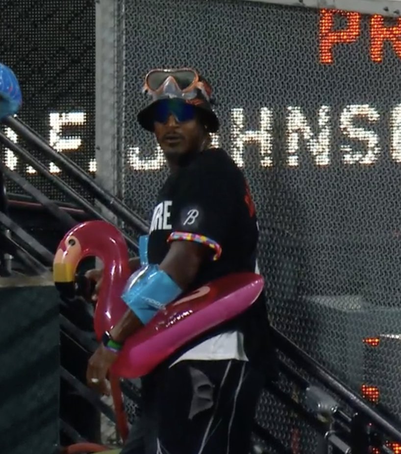 His job is just...splash.